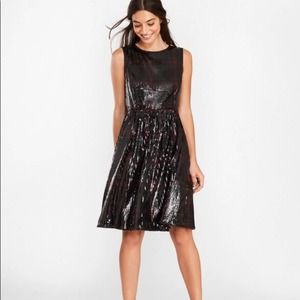 NWT BROOKS BROTHERS Sequined Plaid Dress